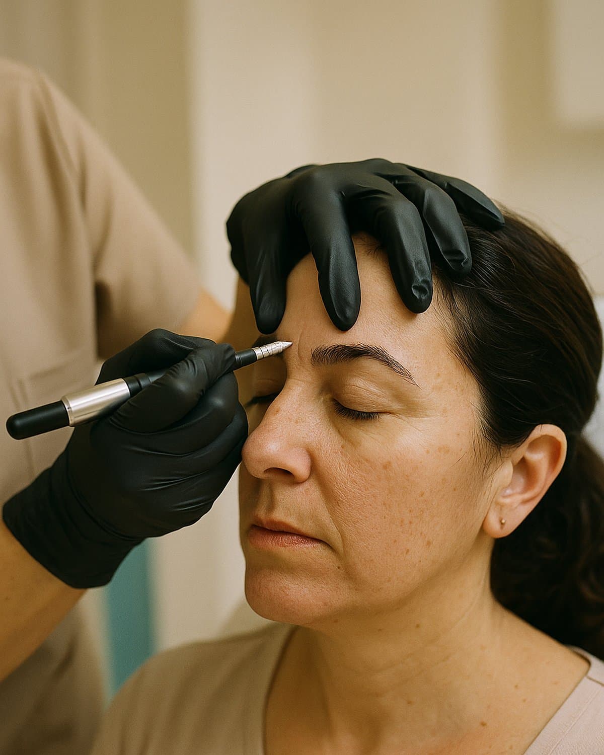 Micropigmentación de cejas en consulta — Clínica Pura Vida Valencia