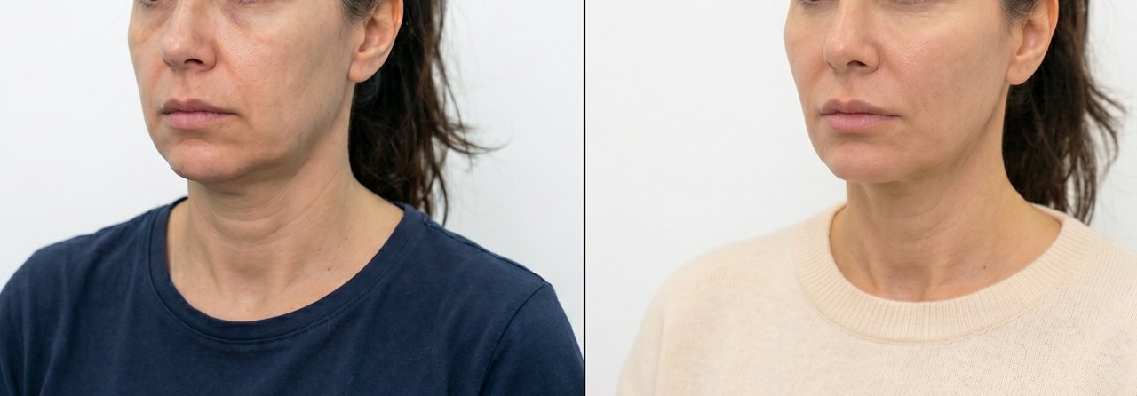 Antes y después de endolifting — Clínica Pura Vida Valencia